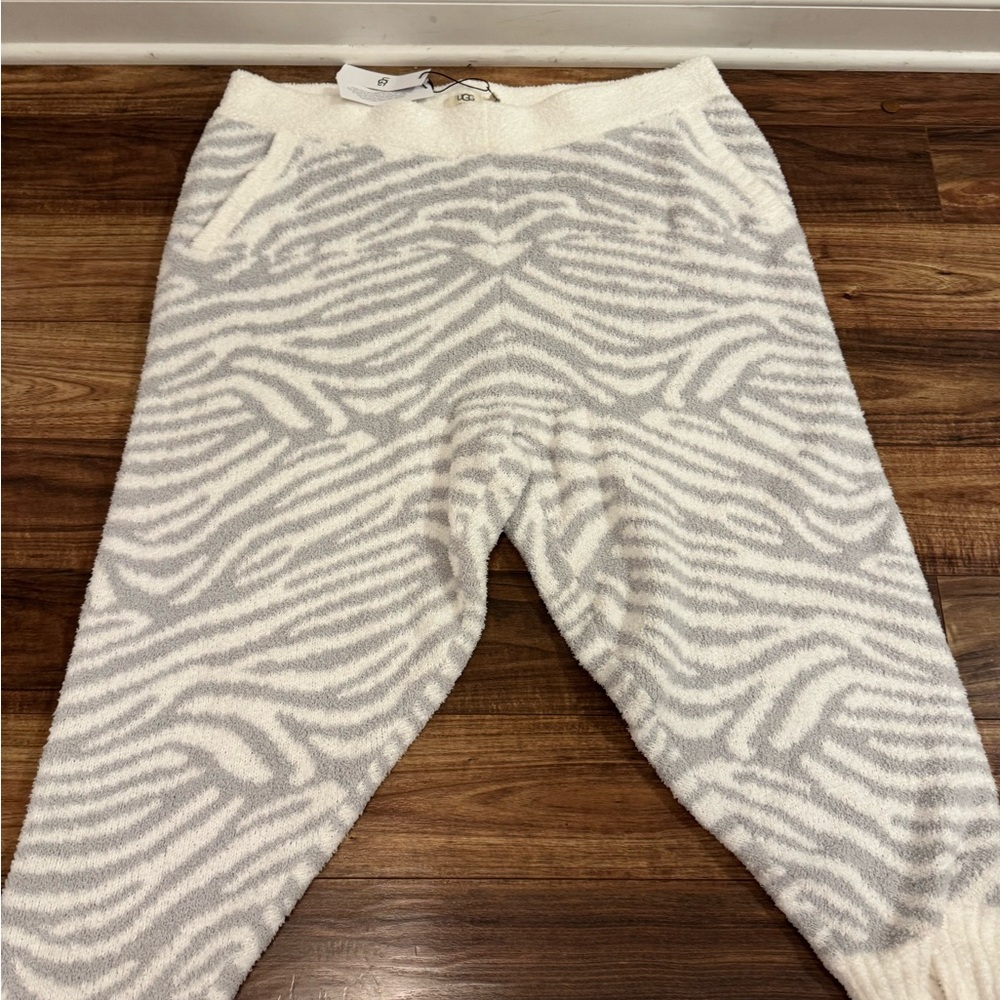 Cozy Zebra Print Bottoms 2X